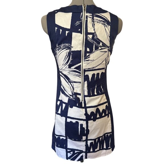 Desigual Womens Sleeveless Floral Print Dress With Rear Zipper Closure Size 38 - Picture 4 of 13